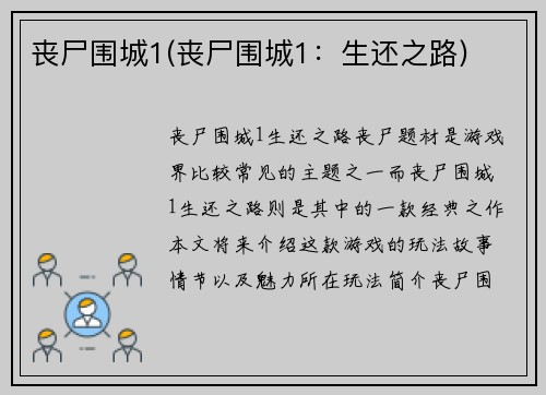 丧尸围城1(丧尸围城1：生还之路)